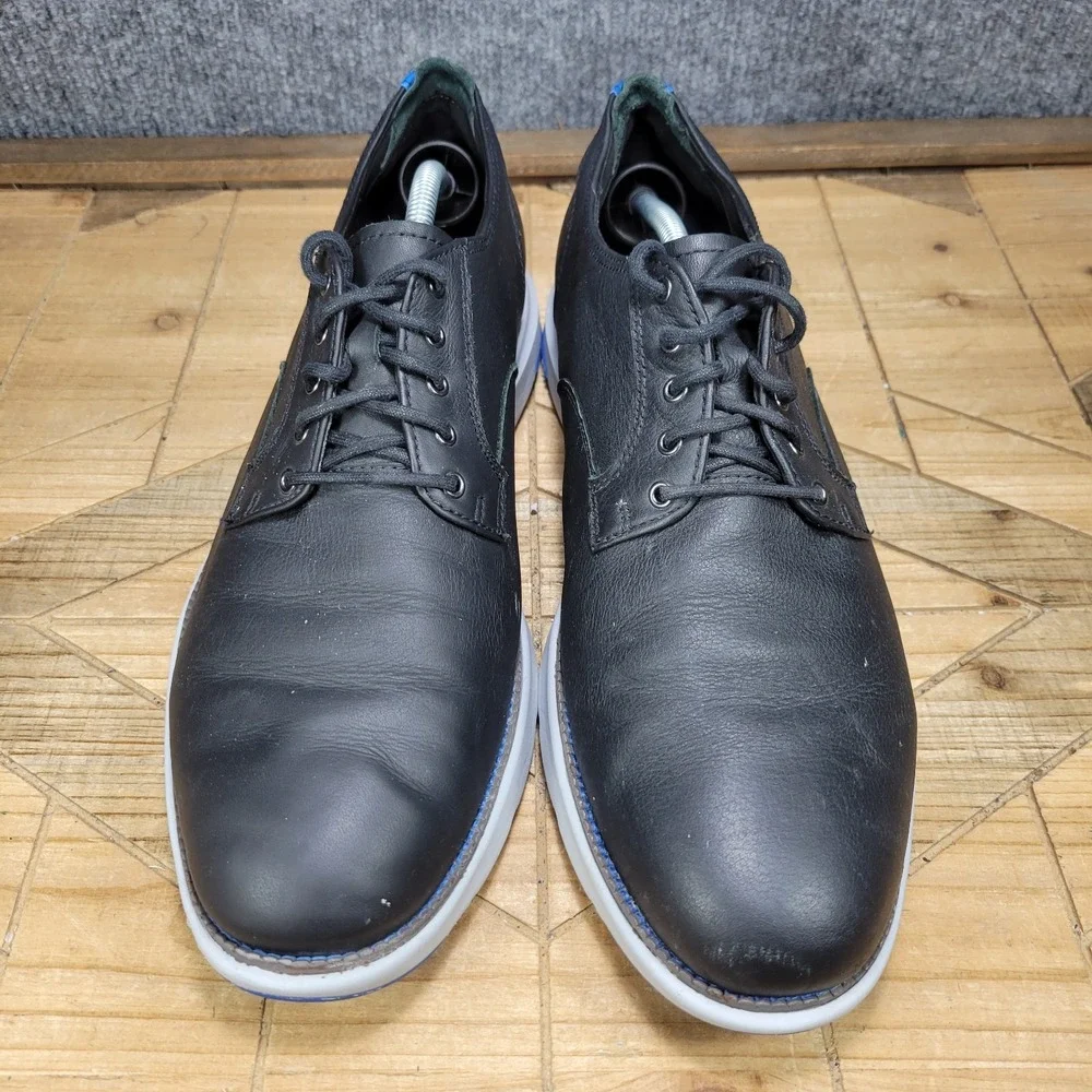 Cole Haan Grand Atlantic Oxfords‎ Mens Size 12 M Black Blue Aglet C33742